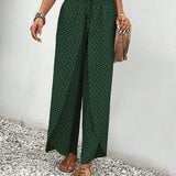 Lizzy | Pantalon à jambes larges avec imprimé géométrique