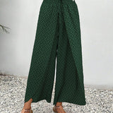 Lizzy | Pantalon à jambes larges avec imprimé géométrique