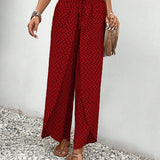 Lizzy | Pantalon à jambes larges avec imprimé géométrique