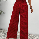 Lizzy | Pantalon à jambes larges avec imprimé géométrique