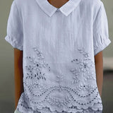 Lily | Chemise Brodée Florale