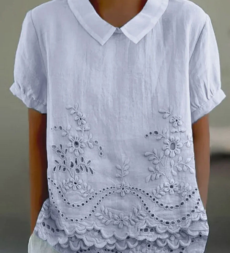 Lily | Chemise Brodée Florale