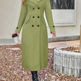 Adèline - Manteau à double boutonnage avec col à revers