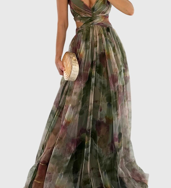 Caroline | Robe Maxi Fleurie