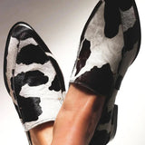 Berenice - Chaussures à Imprimé Vache