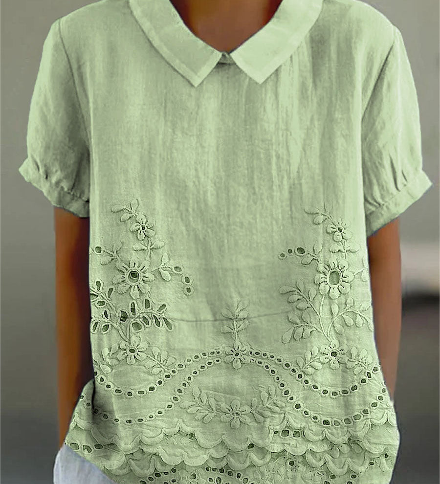 Lily | Chemise Brodée Florale