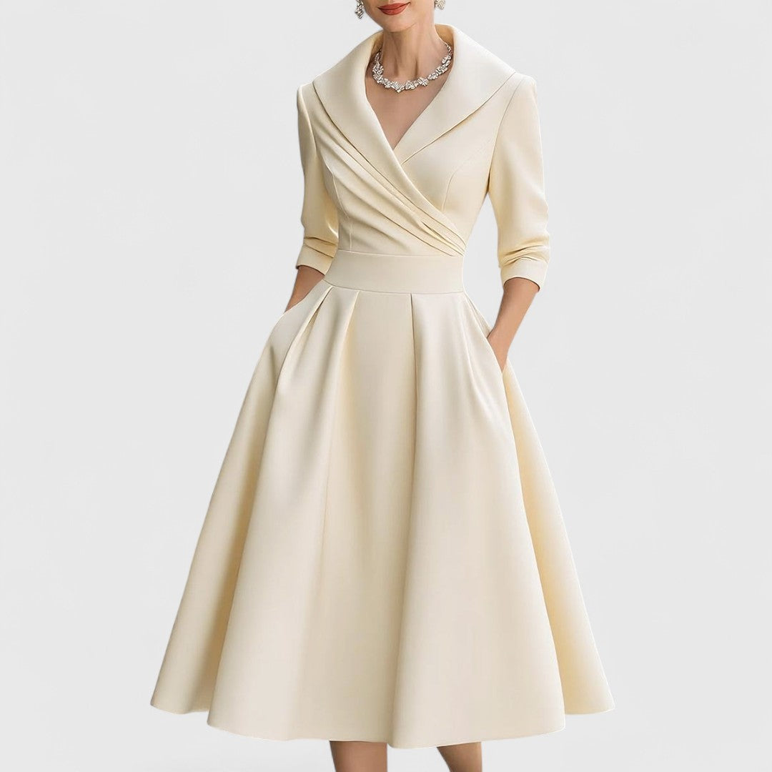 Nicole | Robe Midi Élégante