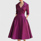 Nicole | Robe Midi Élégante
