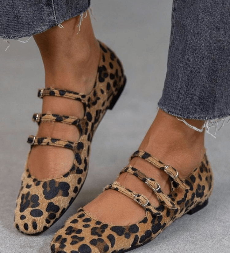 Nerine - Chaussures Imprimé Léopard
