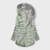 Naomie - Manteau douillet avec doublure en fourrure