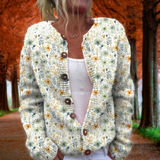 Salomé - Cardigan Tricot Floral