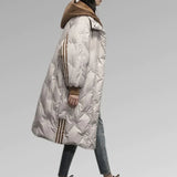 Gwendoline - Manteau d'hiver long avec doublure