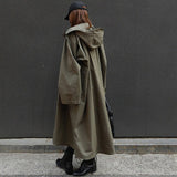 Blandine | Parka oversized pour femme avec capuche extra-large et cordon ajustable à la taille