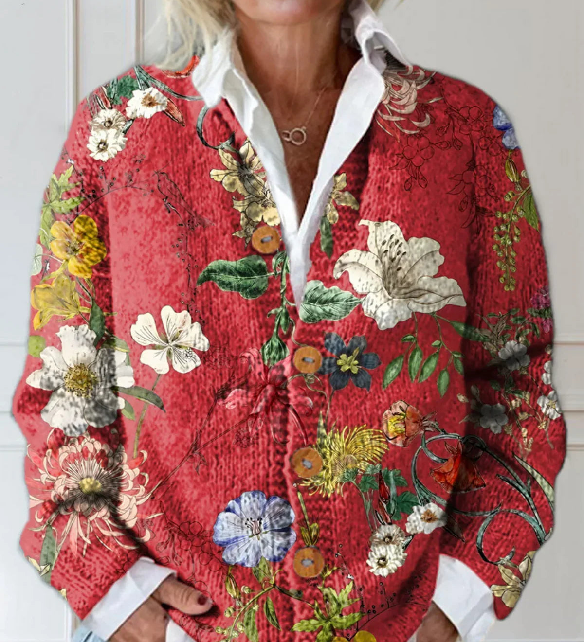 Paulette | Cardigan Tricot Vintage pour Femmes