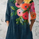 Kara | Blouse longue avec décolleté en V