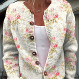 Sidonie | Cardigan en Tricot Vintage pour Femmes
