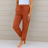 Mai | Pantalon en lin élastique premium pour femmes