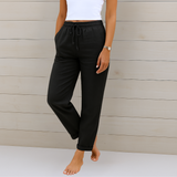 Mai | Pantalon en lin élastique premium pour femmes