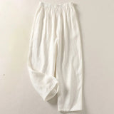 Amalia — Pantalon fluide en coton et lin