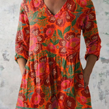 Marion | Longue Blouse à Col en V