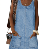 Lucile | Robe décontractée look denim