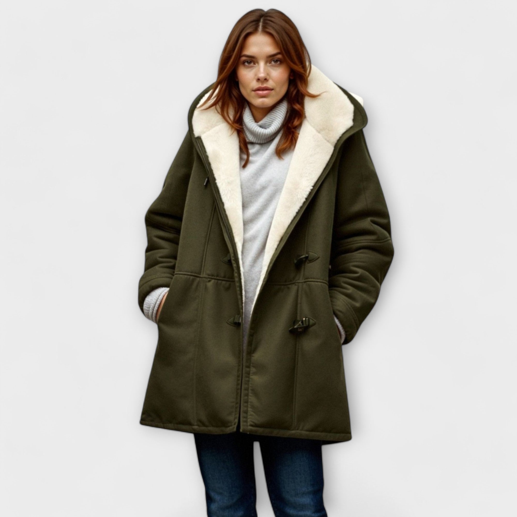 Ana - Manteau Confortable avec Fourrure