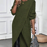 Robe pull tricotée