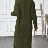 Robe pull tricotée