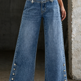 Mia | Jean à taille haute avec fente