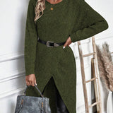 Robe pull tricotée