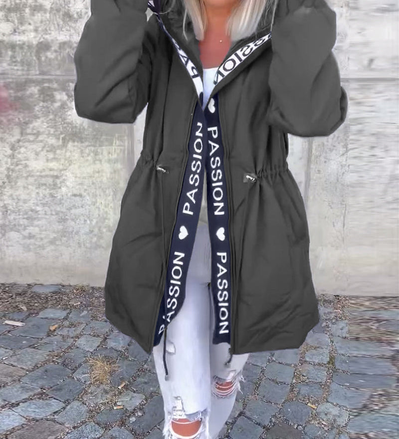 Myriam - Manteau décontracté avec capuche