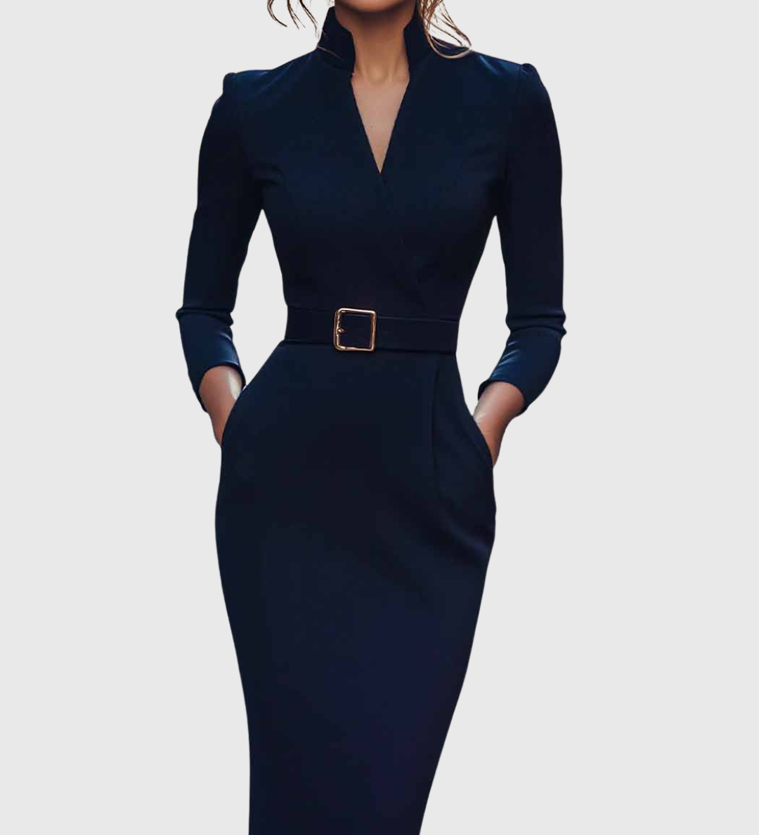 Camille | La Robe Maxi Power Ceinturée