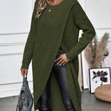 Robe pull tricotée