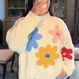 Loanne - Pull Floral Élégant