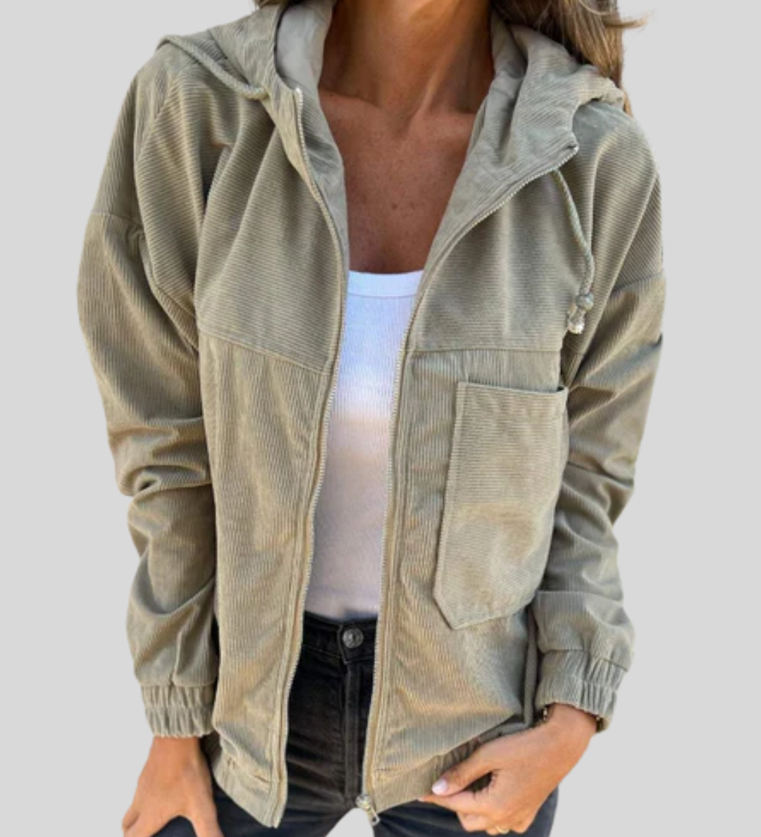 Delphine | Gilet zippé doux