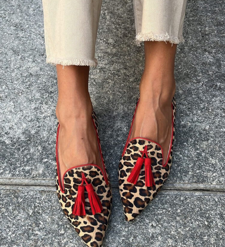 Noélie - Mocassins Léopard Safari