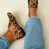 Corinne - Mocassins Élégants Léopard