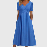Viola | Robe Midi avec Contrôle du Ventre