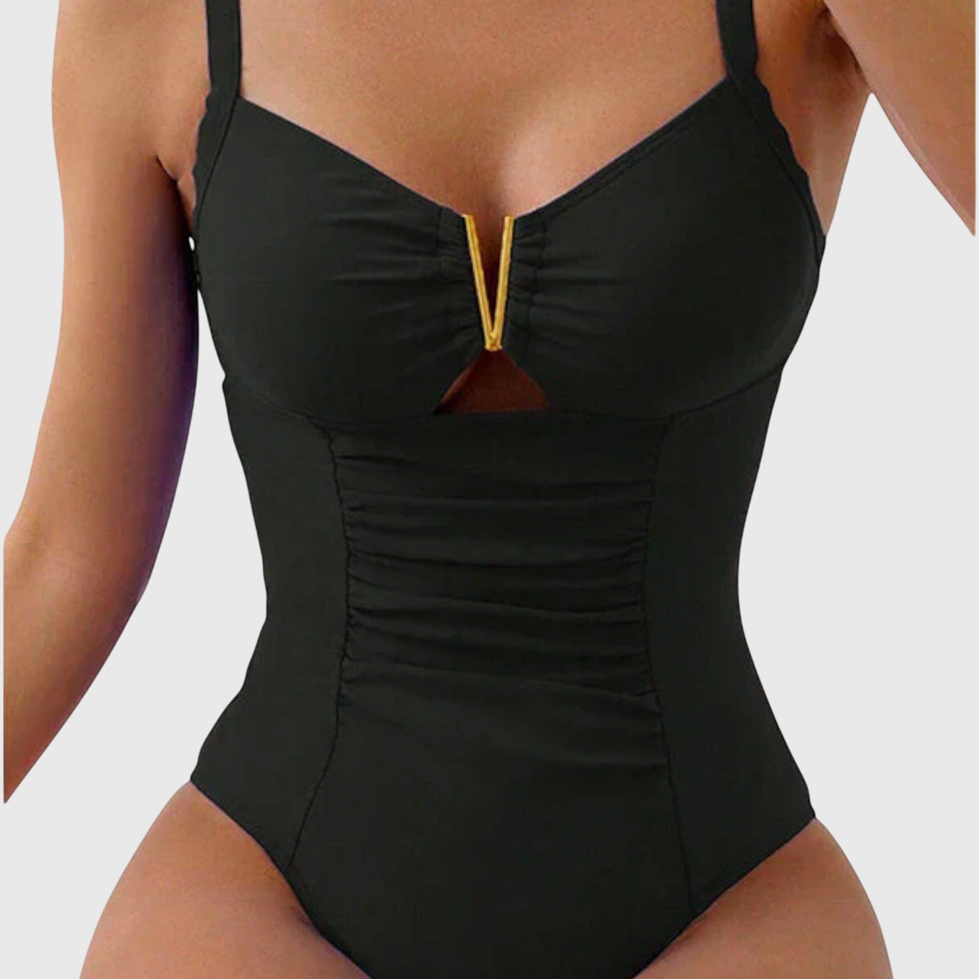 Émilie | Maillot de bain une pièce sculptant à décolleté en V