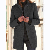 Marielle – Manteau long moderne et élégant