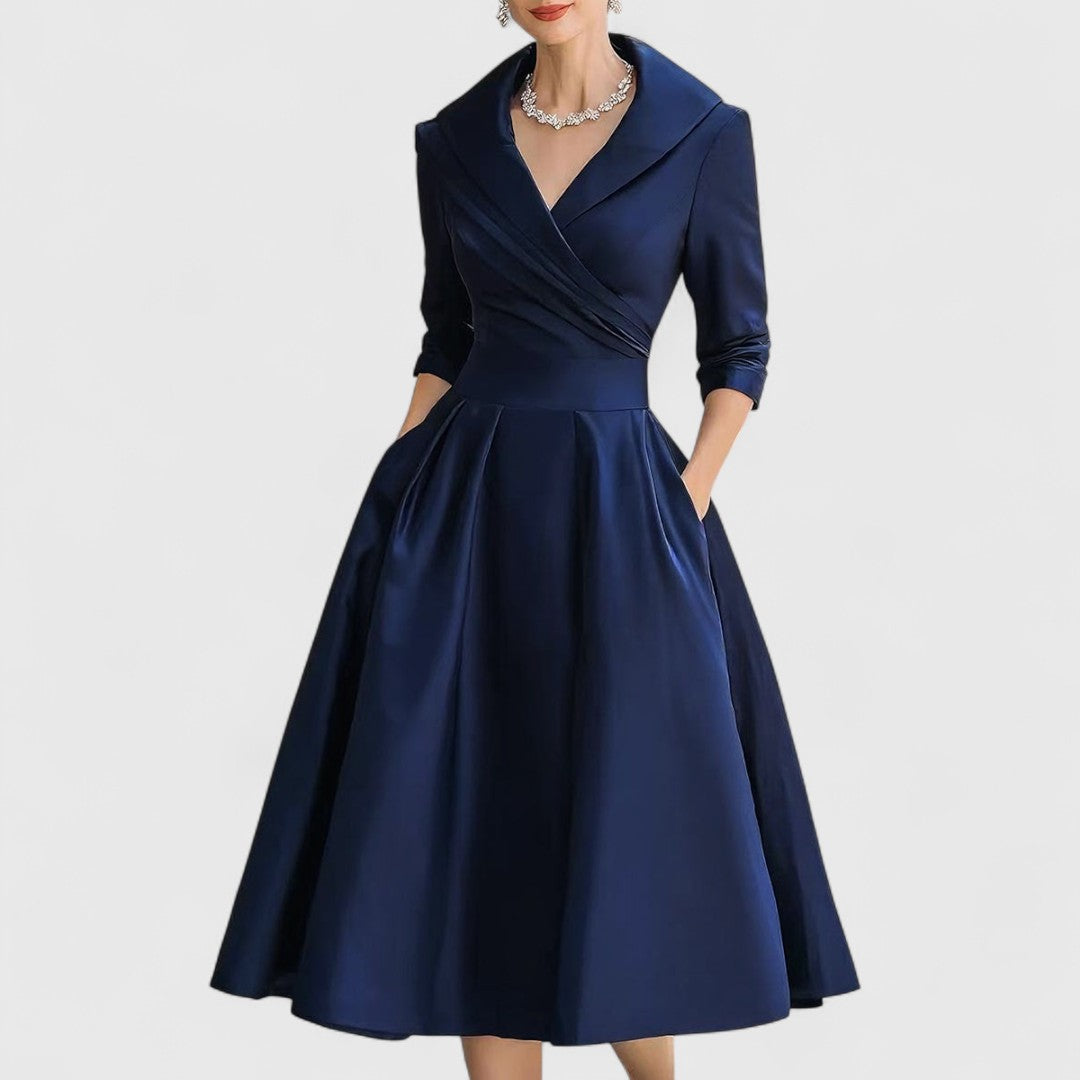 Nicole | Robe Midi Élégante