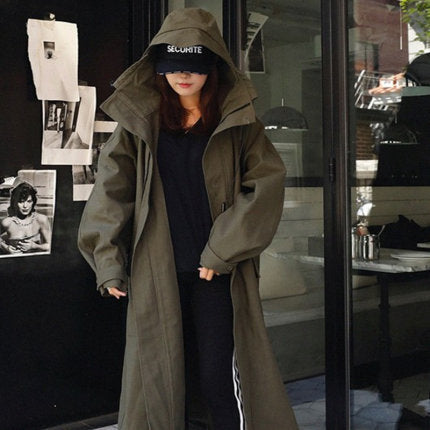 Quintessa | Parka oversize pour femme, avec coupe extra longue et grande capuche