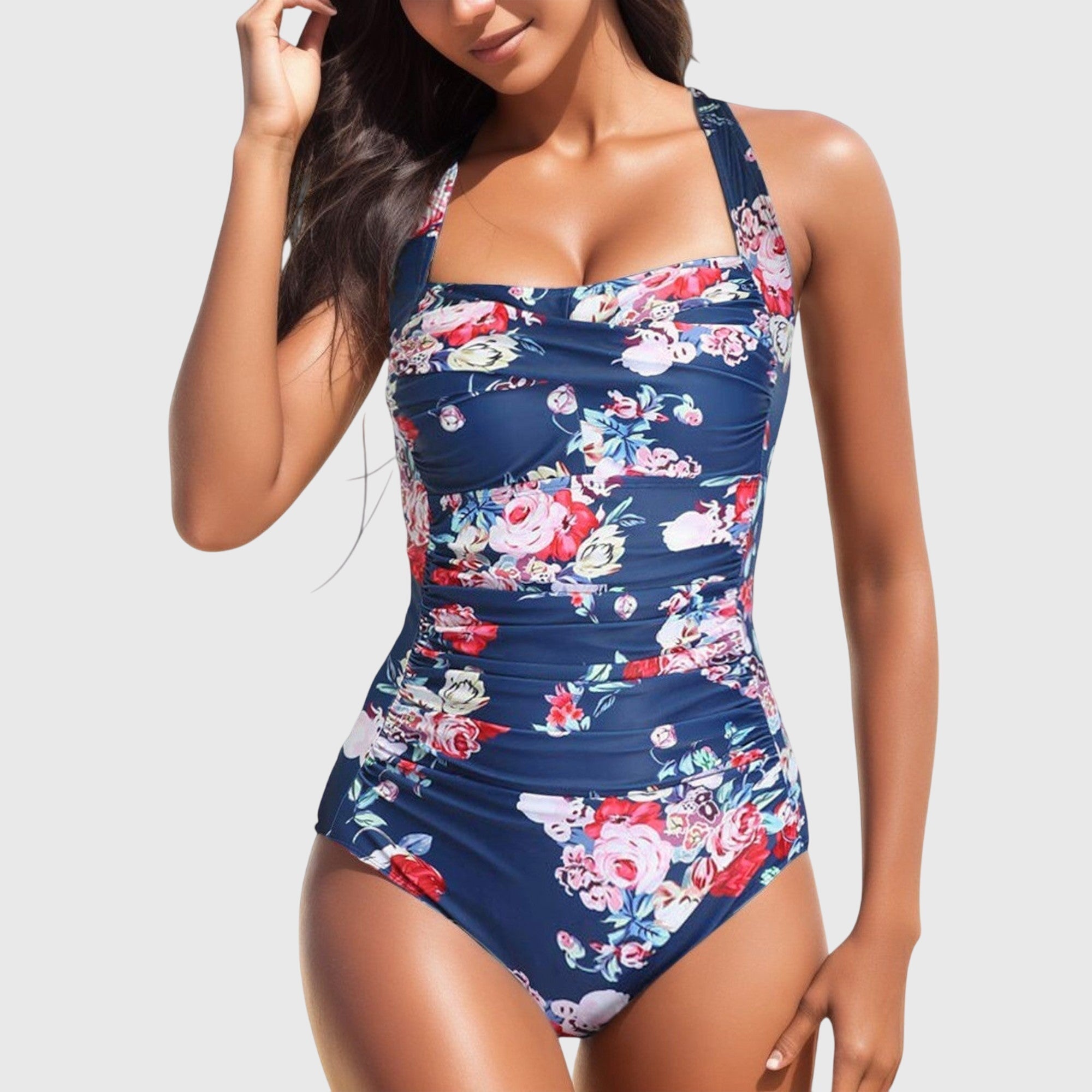 Raphaëlle | Maillot de Bain Floral Une Pièce