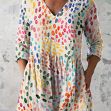 Pauline | Blouse Longue à Col en V