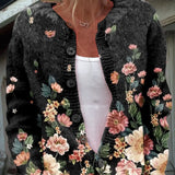 Paulette | Cardigan Tricot Vintage pour Femmes