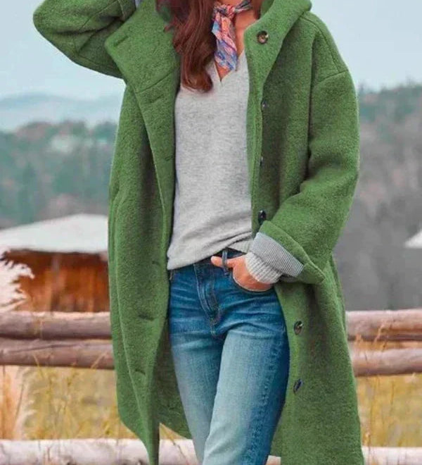 Cerise - Manteau d'hiver long et élégant