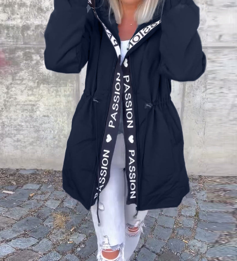 Myriam - Manteau décontracté avec capuche