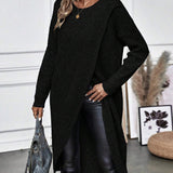 Robe pull tricotée