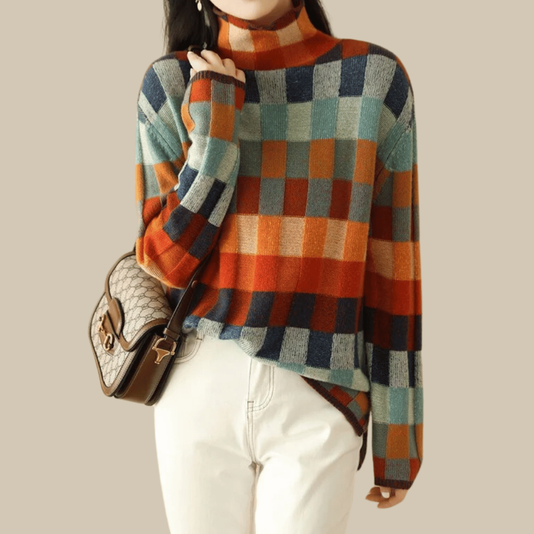 Célanie - Col Roulé Patchwork