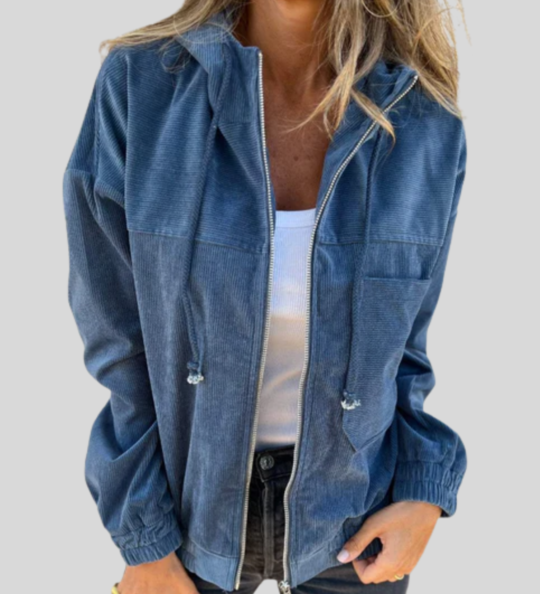 Delphine | Gilet zippé doux